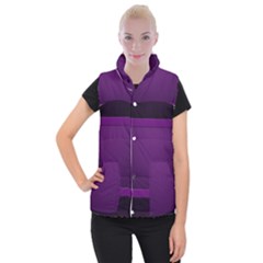 Board Purple Line Women s Button Up Puffer Vest