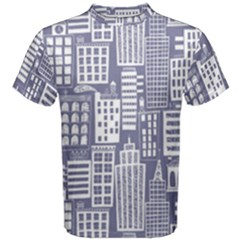 Building Citi Town Cityscape Men s Cotton Tee by Mariart