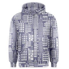 Building Citi Town Cityscape Men s Zipper Hoodie