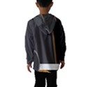 Flag Grey Orange Circle Polka Hole Space Hooded Wind Breaker (Kids) View2