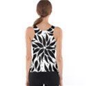 Flower Fish Black Swim Tank Top View2