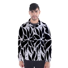 Flower Fish Black Swim Wind Breaker (Men)