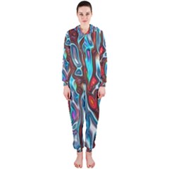 Dizzy Stone Wave Hooded Jumpsuit (ladies)  by Mariart