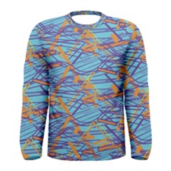 Geometric Line Cable Love Men s Long Sleeve Tee by Mariart