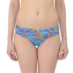 Geometric Line Cable Love Hipster Bikini Bottoms by Mariart