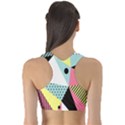 Geometric Polka Triangle Dots Line Sports Bra View2