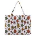 Flower Floral Sunflower Rose Pattern Base Medium Tote Bag View1