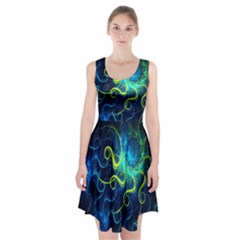 Electricsheep Mathematical Algorithm Displays Fractal Permutations Racerback Midi Dress by Mariart