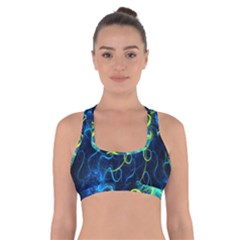 Electricsheep Mathematical Algorithm Displays Fractal Permutations Cross Back Sports Bra by Mariart