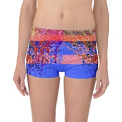 Glitchdrips Shadow Color Fire Boyleg Bikini Bottoms by Mariart