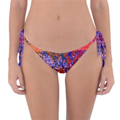 Glitchdrips Shadow Color Fire Reversible Bikini Bottom by Mariart