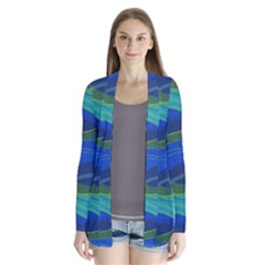 Geometric Line Wave Chevron Waves Novelty Cardigans by Mariart