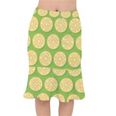 Lime Orange Yellow Green Fruit Mermaid Skirt by Mariart