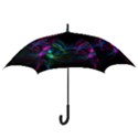 Light Waves Light Red Blue Hook Handle Umbrellas (Large) View3