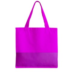 Line Pink Zipper Grocery Tote Bag by Mariart