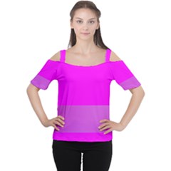 Line Pink Women s Cutout Shoulder Tee