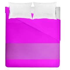 Line Pink Duvet Cover Double Side (queen Size) by Mariart