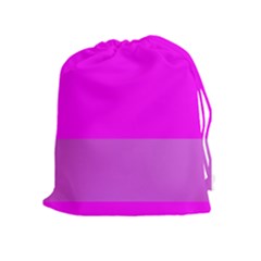 Line Pink Drawstring Pouches (extra Large) by Mariart