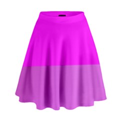 Line Pink High Waist Skirt