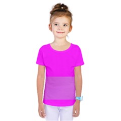 Line Pink Kids  One Piece Tee