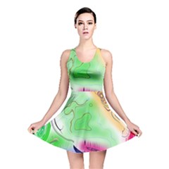 Mirror Light Reversible Skater Dress