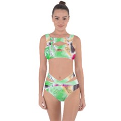 Mirror Light Bandaged Up Bikini Set 