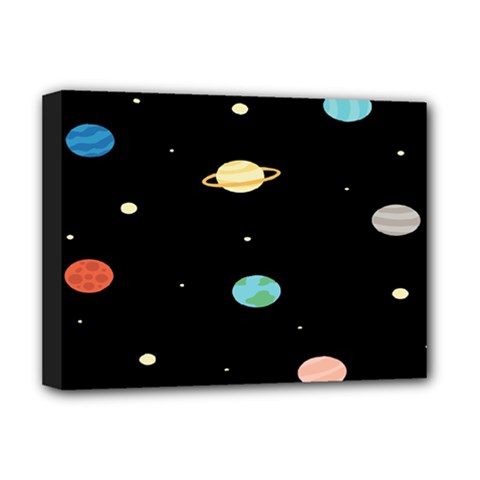 Planets Space Deluxe Canvas 16  X 12   by Mariart