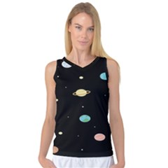 Planets Space Women s Basketball Tank Top by Mariart