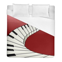 Piano Keys Music Duvet Cover (full/ Double Size) by Mariart