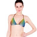 Rainbow Flag Simple Bikini Top View1