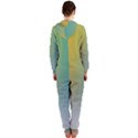 Rainbow Flag Simple Hooded Jumpsuit (Ladies)  View2