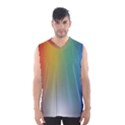 Rainbow Flag Simple Men s Basketball Tank Top View1