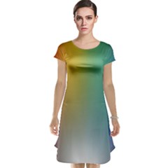 Rainbow Flag Simple Cap Sleeve Nightdress