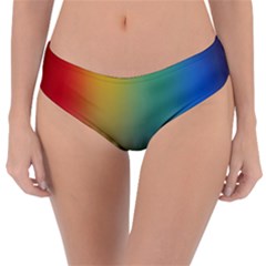 Rainbow Flag Simple Reversible Classic Bikini Bottoms