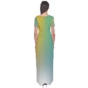 Rainbow Flag Simple Short Sleeve Maxi Dress View2