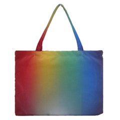 Rainbow Flag Simple Medium Zipper Tote Bag by Mariart