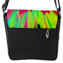 Screen Random Images Shadow Green Yellow Rainbow Light Flap Messenger Bag (S) View1