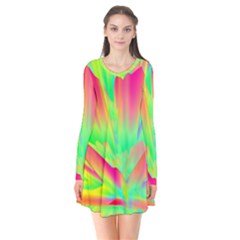 Screen Random Images Shadow Green Yellow Rainbow Light Flare Dress by Mariart