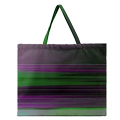 Screen Random Images Shadow Zipper Large Tote Bag