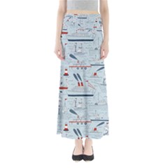 Ships Sails Maxi Skirts by Mariart