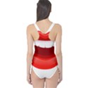 Smile Lips Transparent Red Sexy One Piece Swimsuit View2