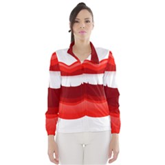 Smile Lips Transparent Red Sexy Wind Breaker (women)