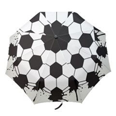 Soccer Camp Splat Ball Sport Folding Umbrellas by Mariart