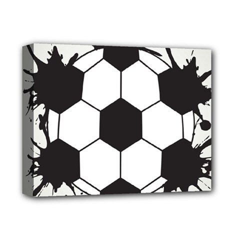 Soccer Camp Splat Ball Sport Deluxe Canvas 14  X 11  by Mariart