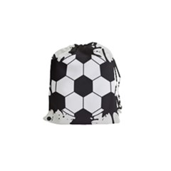 Soccer Camp Splat Ball Sport Drawstring Pouches (small)  by Mariart