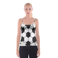 Soccer Camp Splat Ball Sport Spaghetti Strap Top by Mariart