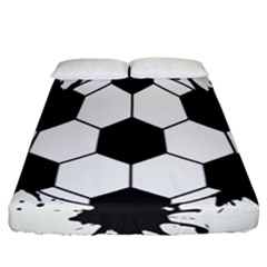 Soccer Camp Splat Ball Sport Fitted Sheet (california King Size) by Mariart