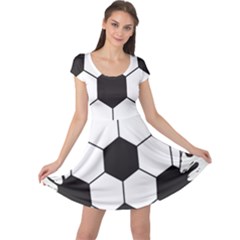 Soccer Camp Splat Ball Sport Cap Sleeve Dresses by Mariart