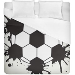 Soccer Camp Splat Ball Sport Duvet Cover (king Size) by Mariart