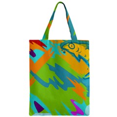 Skatepark Seaworld Fish Zipper Classic Tote Bag by Mariart